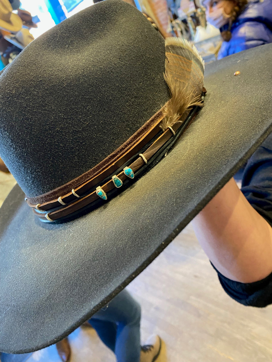 The Wyatt Ultimate Leather Wrap - Hat Band - Bracelet - Choker – Love 