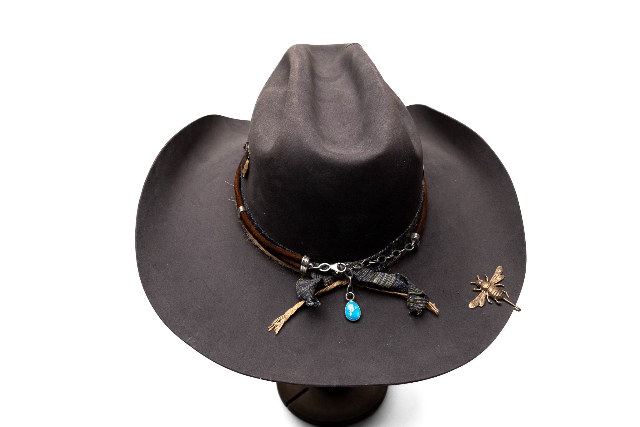 Double Leather Hat Band