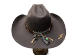 Double Leather Hat Band