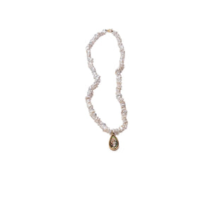 Pearl + Opal Necklace