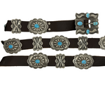 The All Out Turquoise Concho Belt