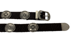 Lucky Seventeen Concho Leather Belt