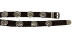 Lucky Seventeen Concho Leather Belt