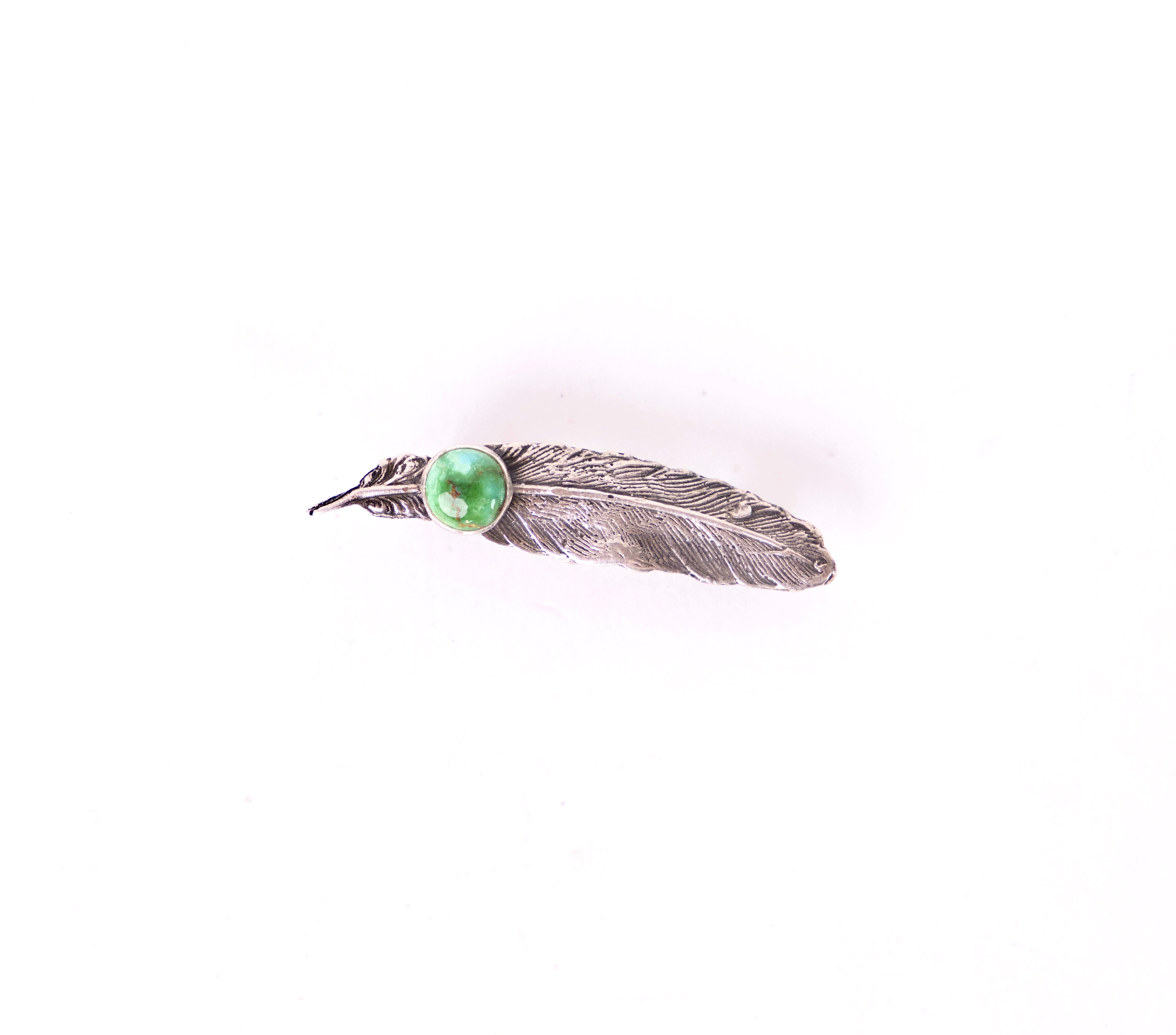 Sky Feather Hat Pin