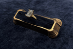 Emerald Cut 14K Gold Diamond Ring