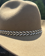 Double Leaf Hat Band