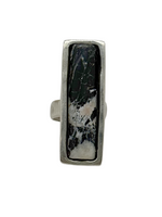 White Buffalo Rectangle Ring