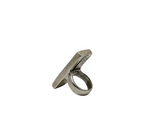 White Buffalo Rectangle Ring