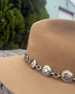 Star Concho Hat Band