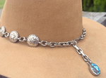 Star Concho Hat Band