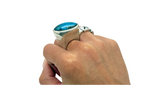 40ct Persian Turquoise Ring