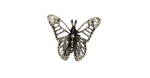 Diamond Monarch Butterfly Hat Pin