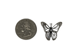 Diamond Monarch Butterfly Hat Pin