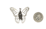 Diamond Monarch Butterfly Hat Pin