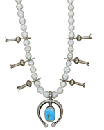 Pearl Turquoise Naja with Diamond