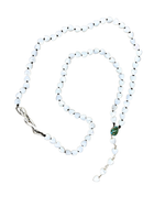 Bluebird Turquoise Mother of Pearl Heart Rosary