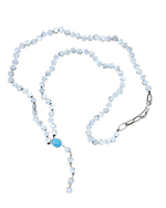 Turquoise Mother of Pearl Star Rosary