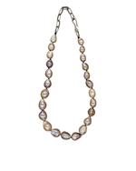 Round Blush Pearl with Melody Chain