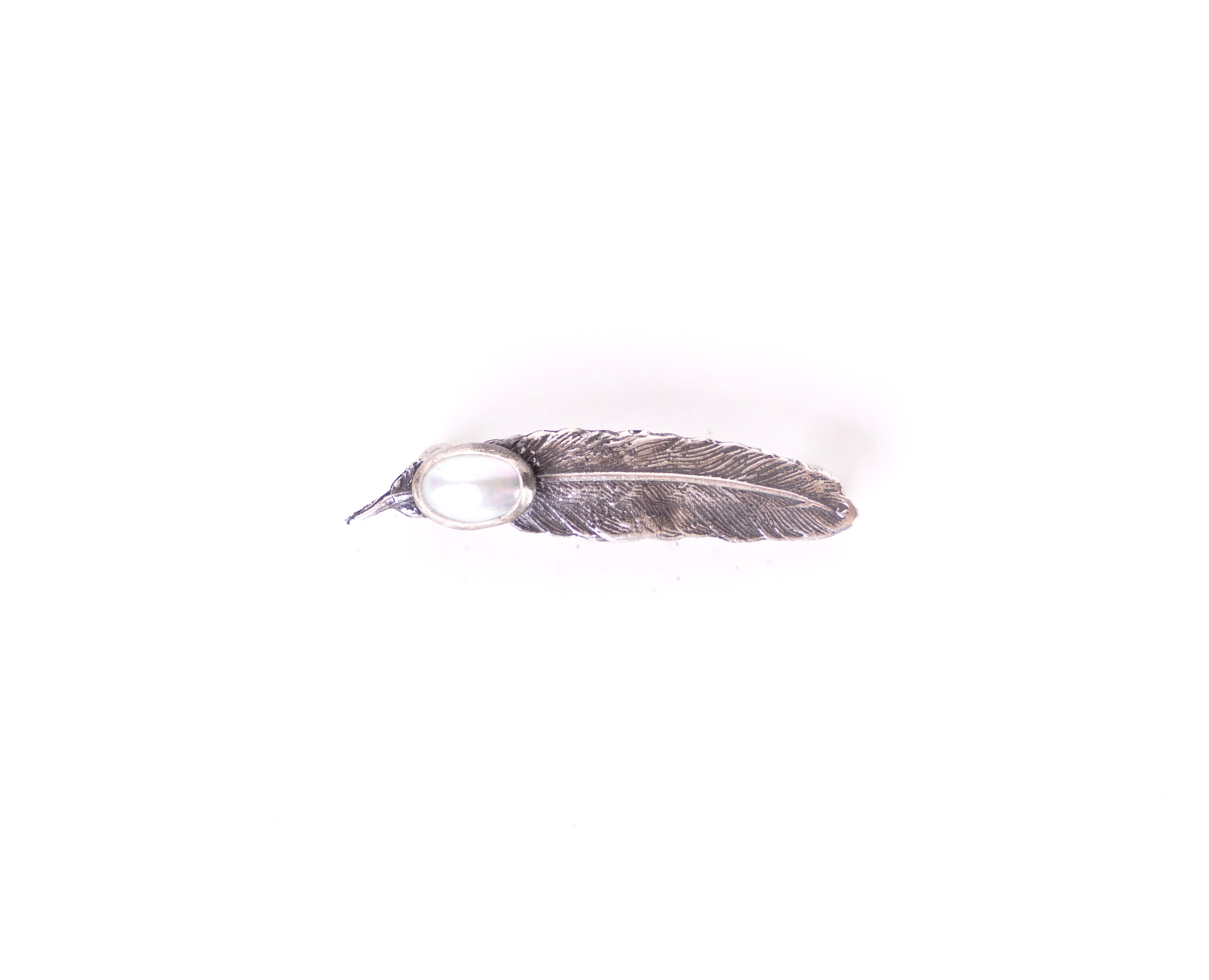 Sky Feather Hat Pin
