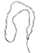 Sonoran Turquoise Square Mother of Pearl Rosary