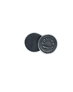 Black Diamond Caviar Tin Hat Pin