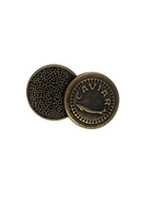 Black Diamond Caviar Tin Hat Pin
