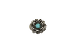 Lotus with Kingman Turquoise Stone