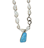 50 ct Blue Gem Necklace