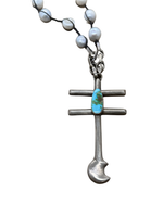 Pearl Turquoise Dragonfly Necklace