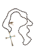 Freshwater Pearl Cross Necklace