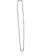 Opal Heart Dainty Necklace