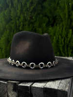 Bow Chain Hat Band