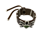 The Chella Sonoran Bluebird Leather Cuff