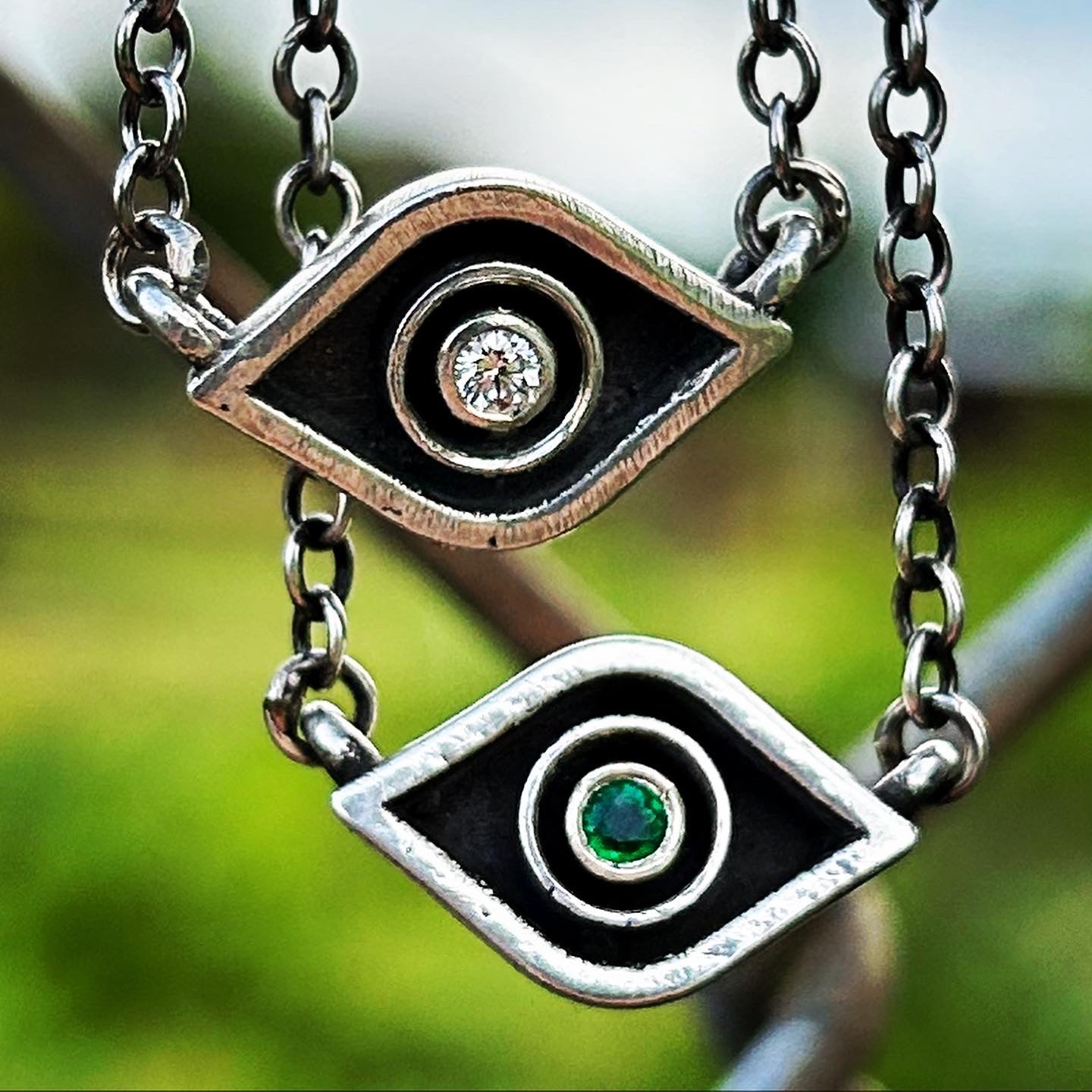 Emerald Eye on You Necklace