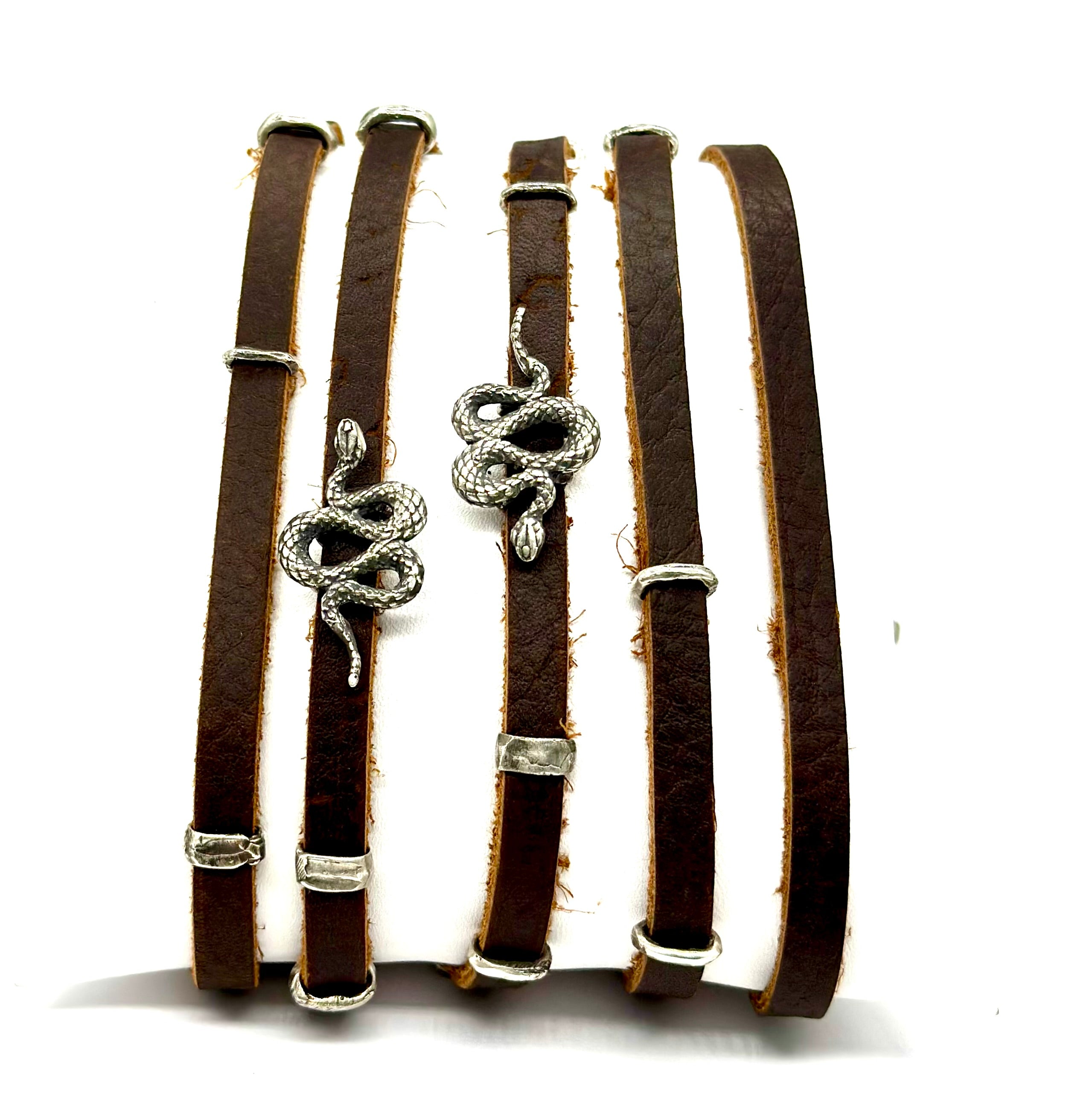 Leather Wrap 5 Snake