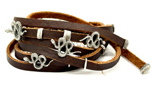 Leather Wrap 5 Snake