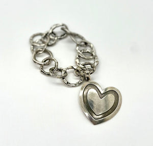 Handmade Chain Diamond Big Love Bracelet