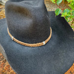 Double Leather Hat Band