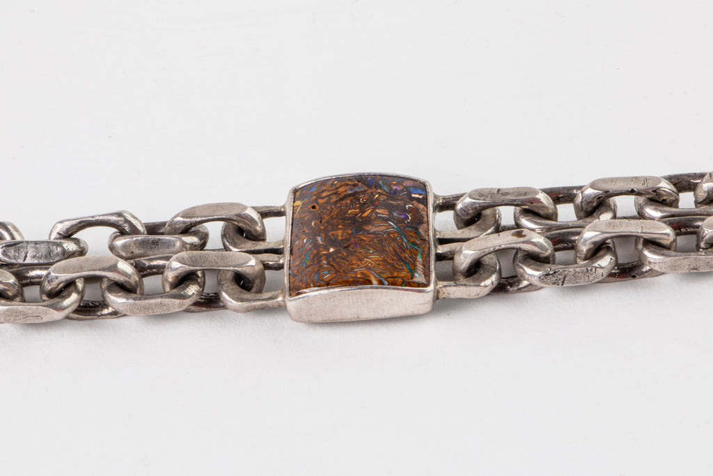 Men’s Boulder Opal Benny Chain Bracelet