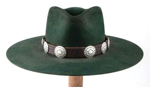 9 Concho Buckle Set Hat Band