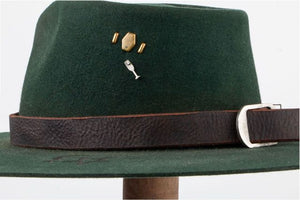 Leather Buckle Set Hat Band