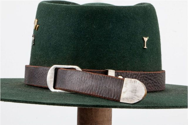 Leather Buckle Set Hat Band