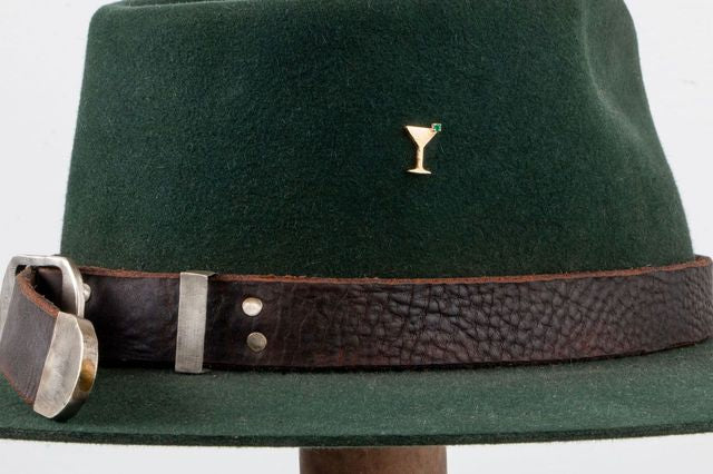 Leather Buckle Set Hat Band