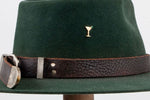 Leather Buckle Set Hat Band