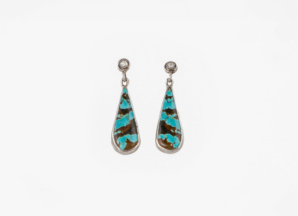 Diamond Royston Turquoise Earring