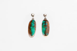 Diamond Royston Turquoise Earrings