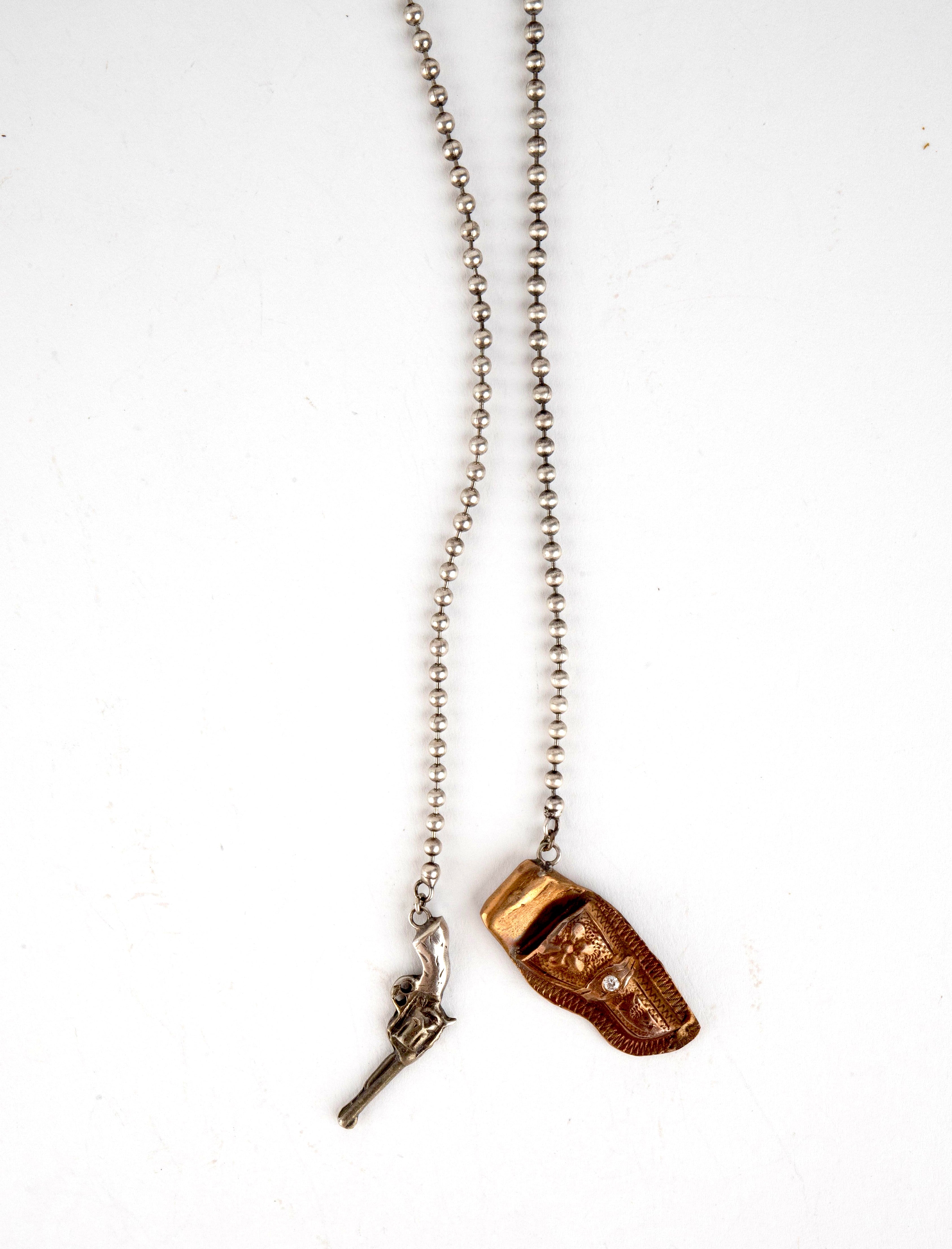 Gun and Holster Necklace