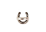 “Lucky Me” Diamond Inlay Horseshoe Ring