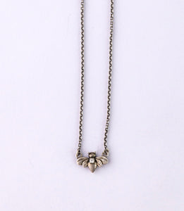 Bumble Bee Diamond Dainty Necklace