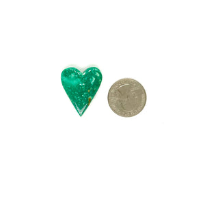 32 Carat Kingman Turquoise Heart #34